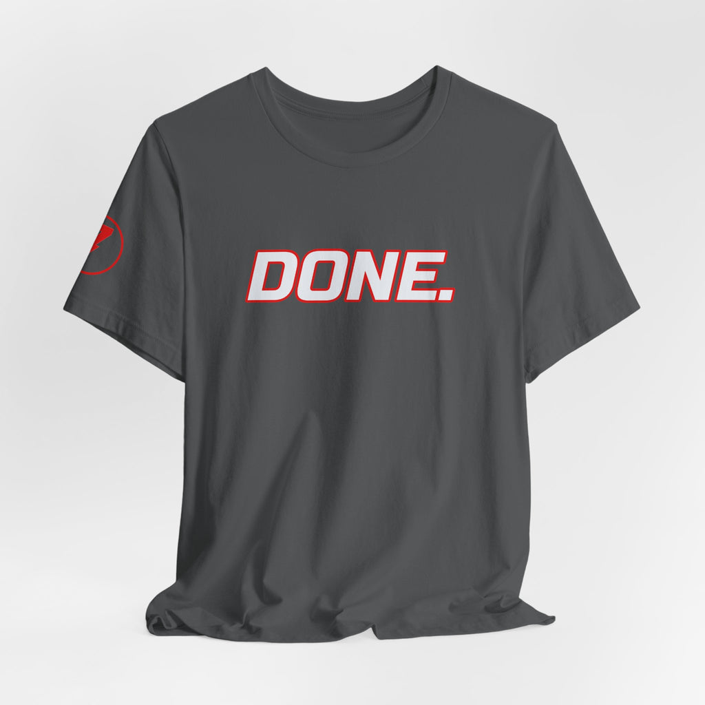 SEV7NTH WIRE "DONE." Tee
