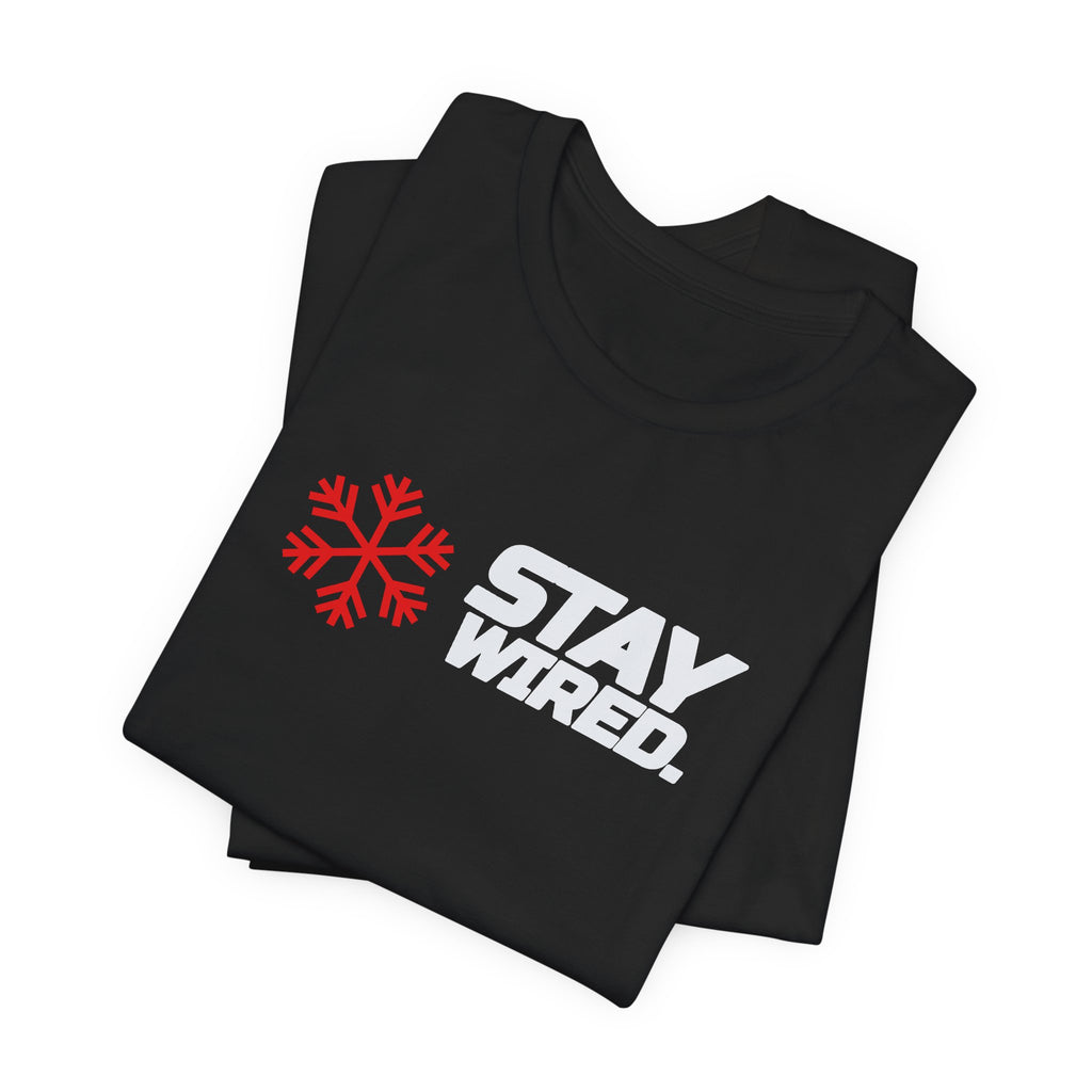 SEV7NTH WIRE STAY WIRED. SNOWFLAKE Tee