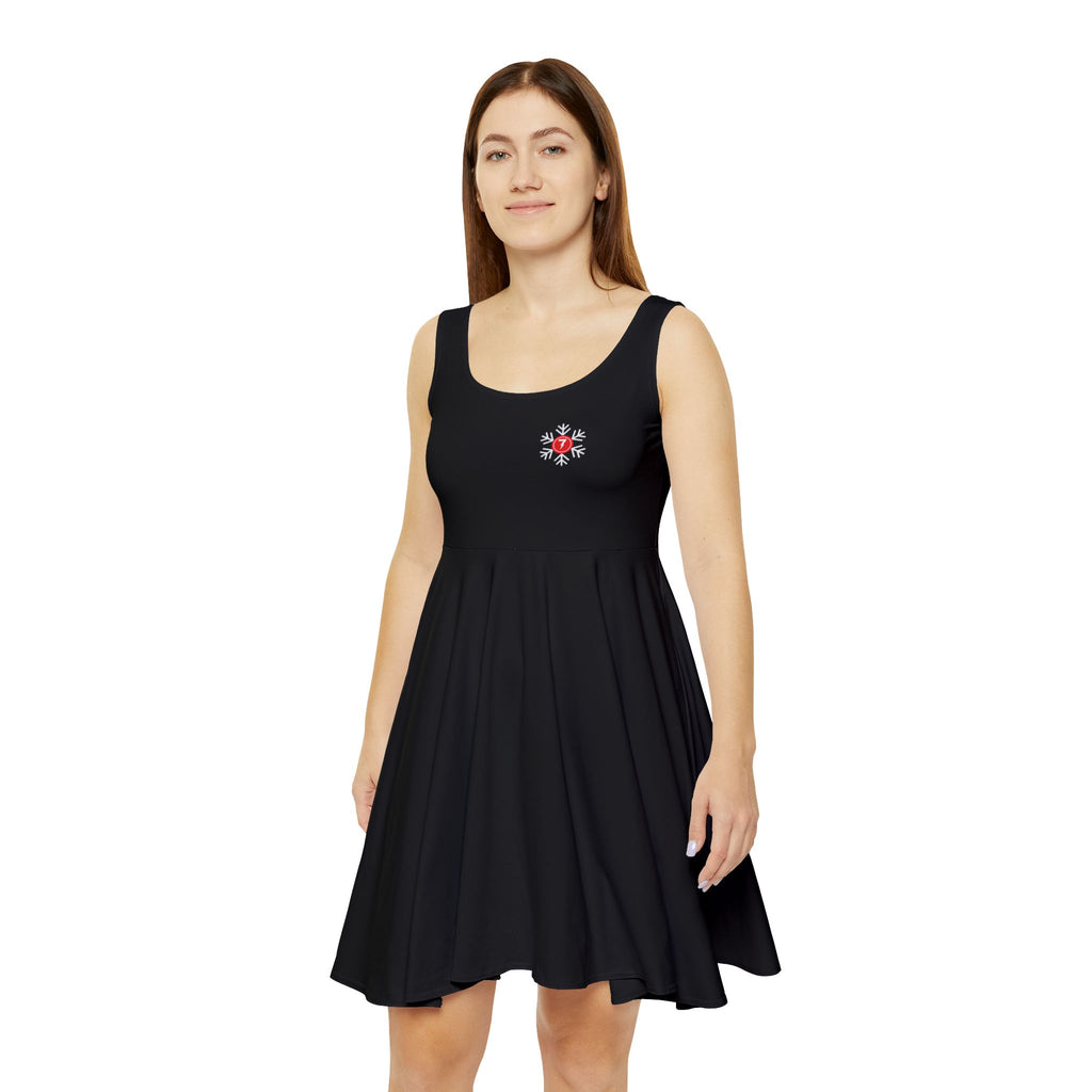 SEV7NTH WIRE SNOWFLAKE 7 Skater Dress