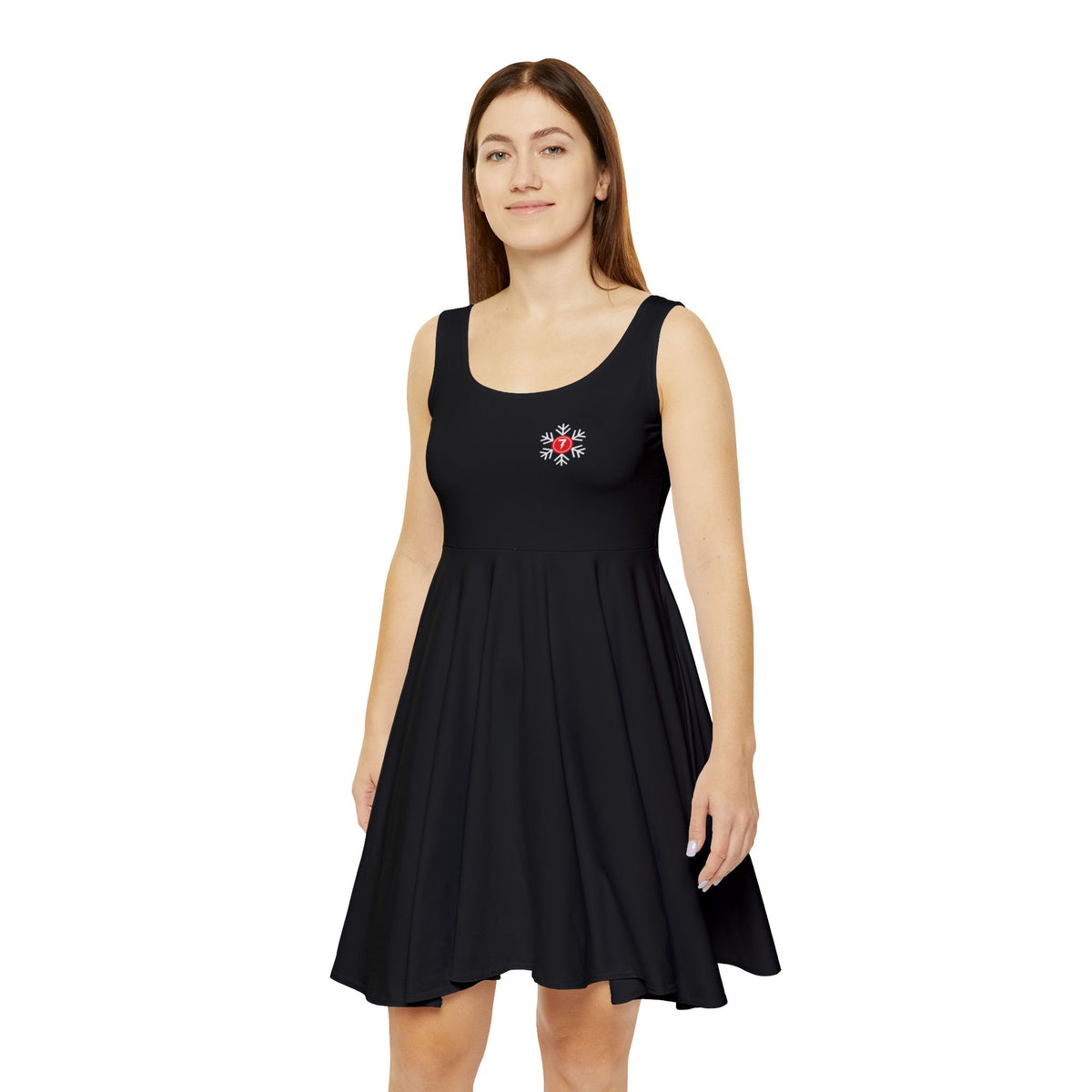 SEV7NTH WIRE SNOWFLAKE 7 Skater Dress
