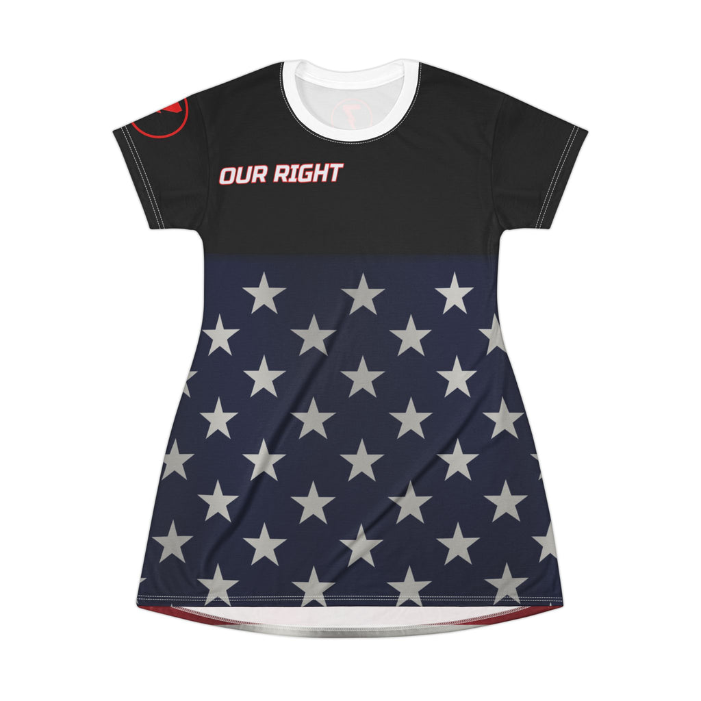 SEV7NTH WIRE OUR RIGHT Flag T-Shirt Dress
