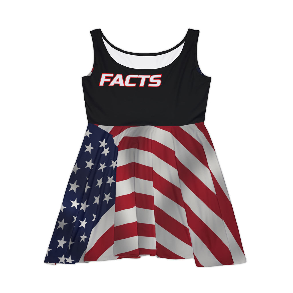 SEV7NTH WIRE FACTS Flag Skater Dress