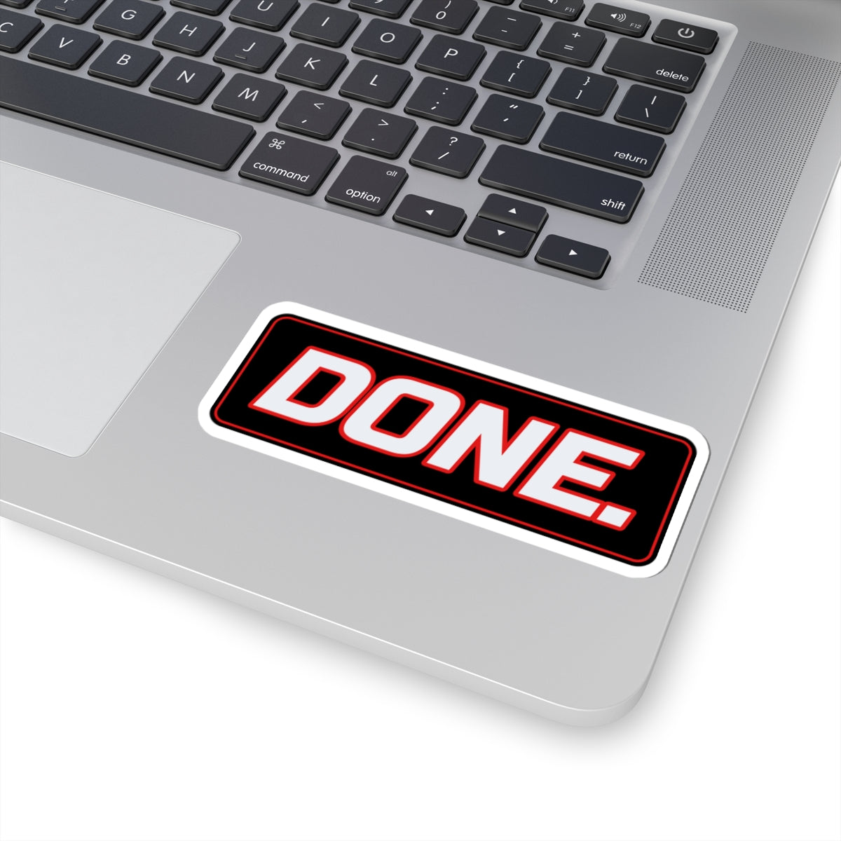 SEV7NTH WIRE "DONE." Sticker