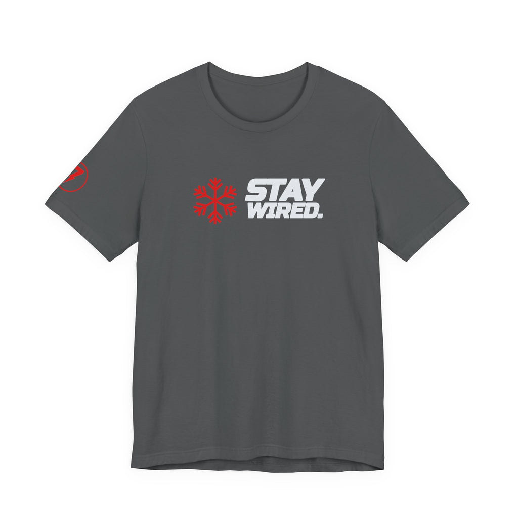SEV7NTH WIRE STAY WIRED. SNOWFLAKE Tee