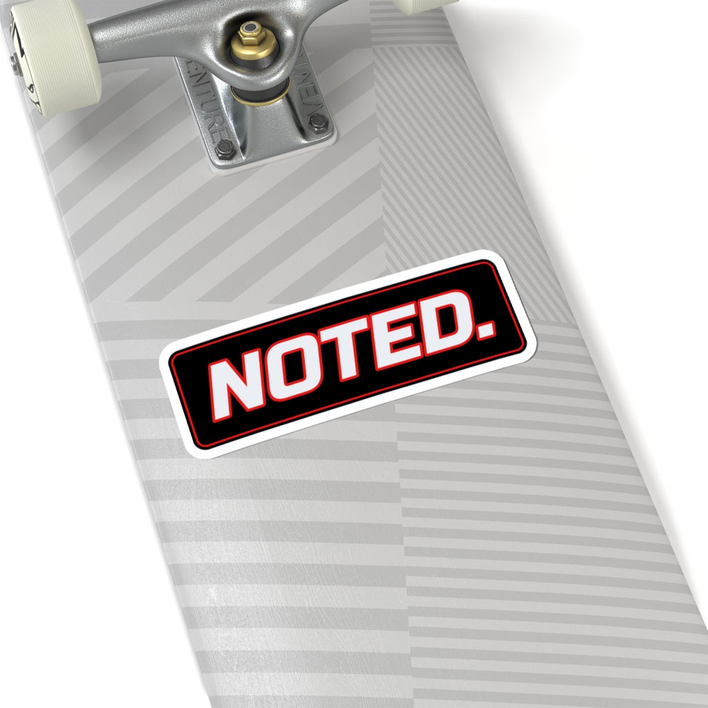 SEV7NTH WIRE "NOTED." Sticker