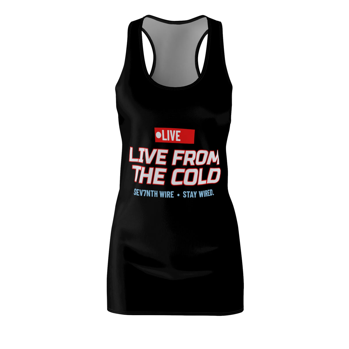 SEV7NTH WIRE LIVE FROM THE COLD Racerback Dress