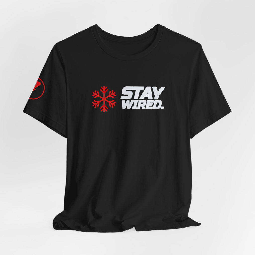 SEV7NTH WIRE STAY WIRED. SNOWFLAKE Tee