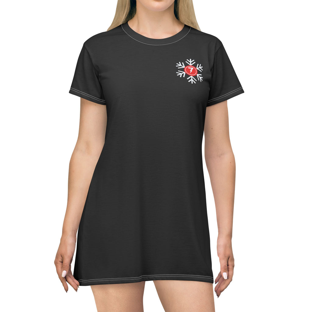 SEV7NTH WIRE SNOWFLAKE 7 T-Shirt Dress