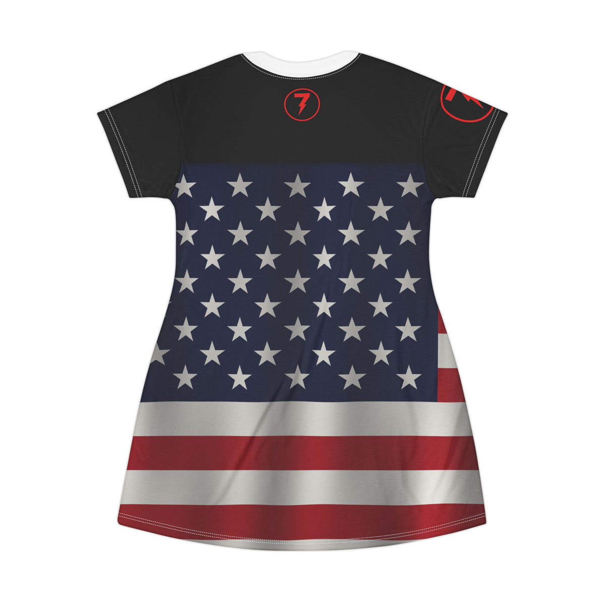 SEV7NTH WIRE FACT CHECKS? Flag T-Shirt Dress