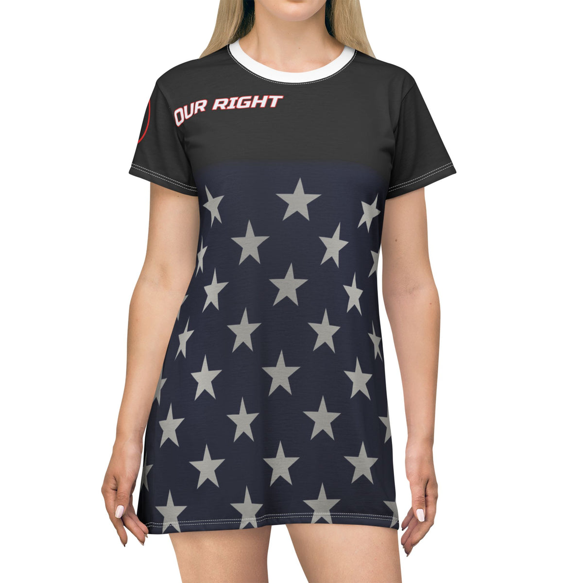 SEV7NTH WIRE OUR RIGHT Flag T-Shirt Dress