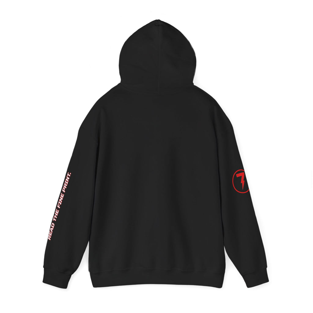SEV7NTH WIRE READ THE FINE PRINT. Hoodie