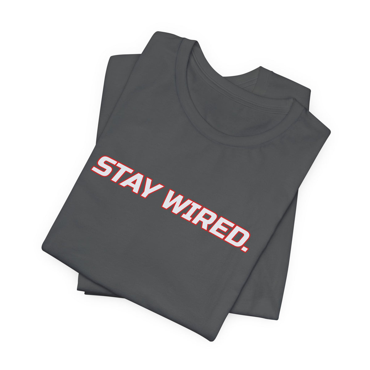 SEV7NTH WIRE STAY WIRED. Tee