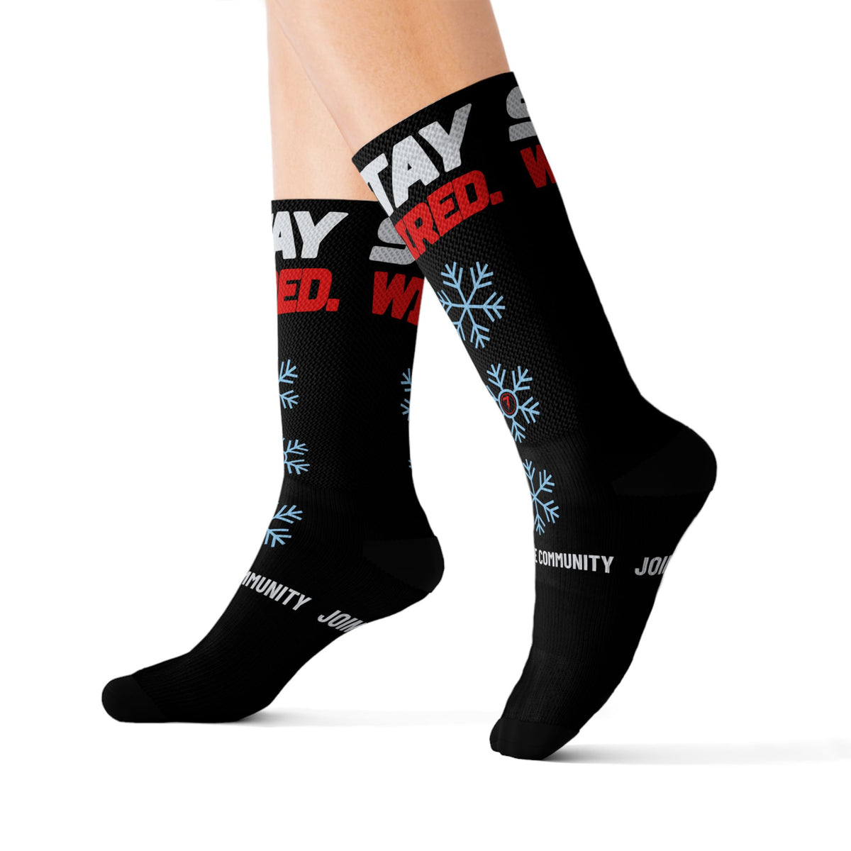 SEV7NTH WIRE STAY WIRED. Socks