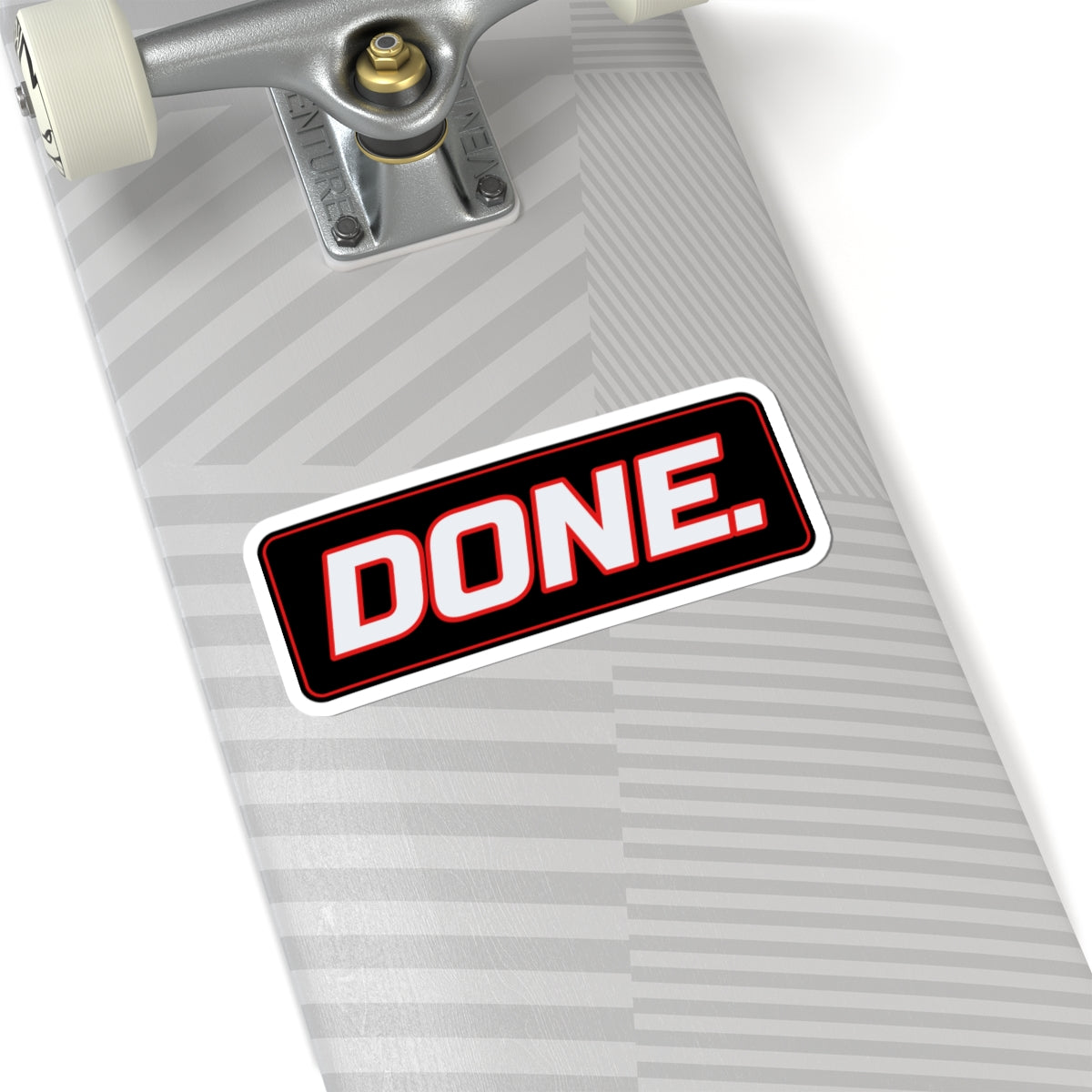 SEV7NTH WIRE "DONE." Sticker