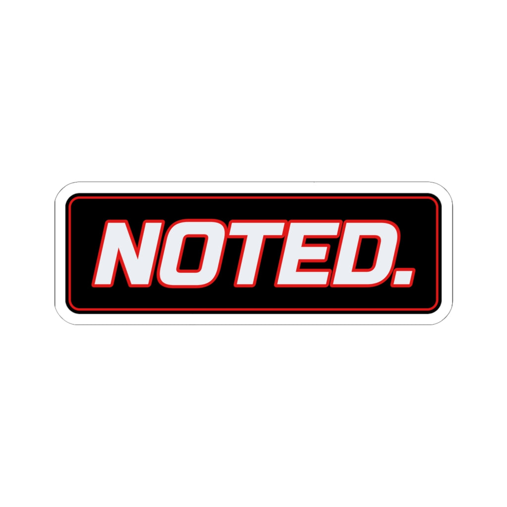 SEV7NTH WIRE "NOTED." Sticker
