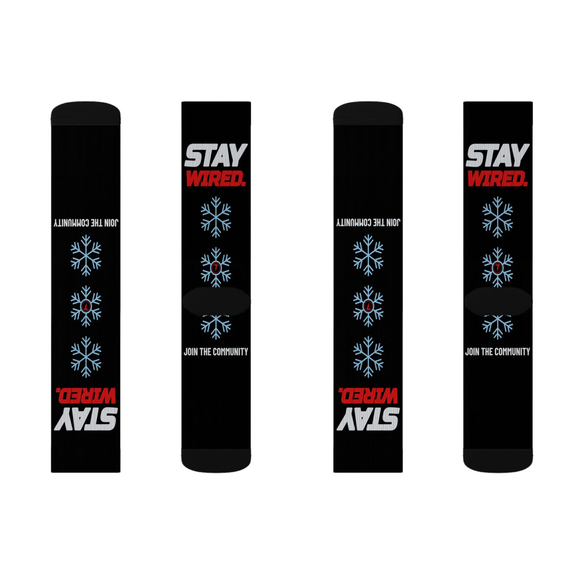 SEV7NTH WIRE STAY WIRED. Socks