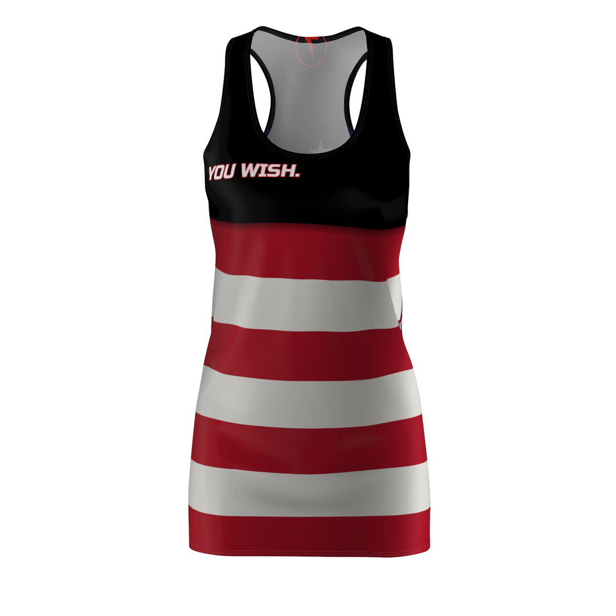 SEV7NTH WIRE YOU WISH. Flag Racerback Dress