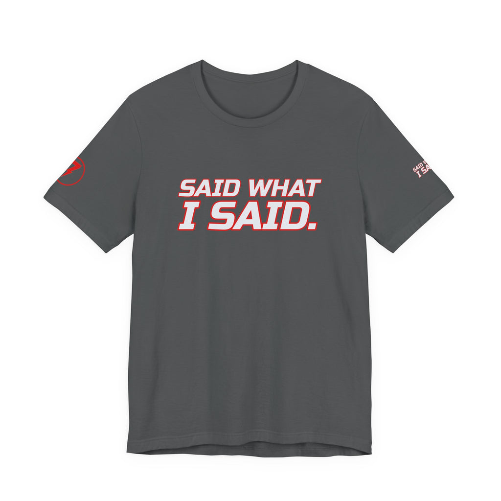 SEV7NTH WIRE SAID WHAT I SAID. Tee