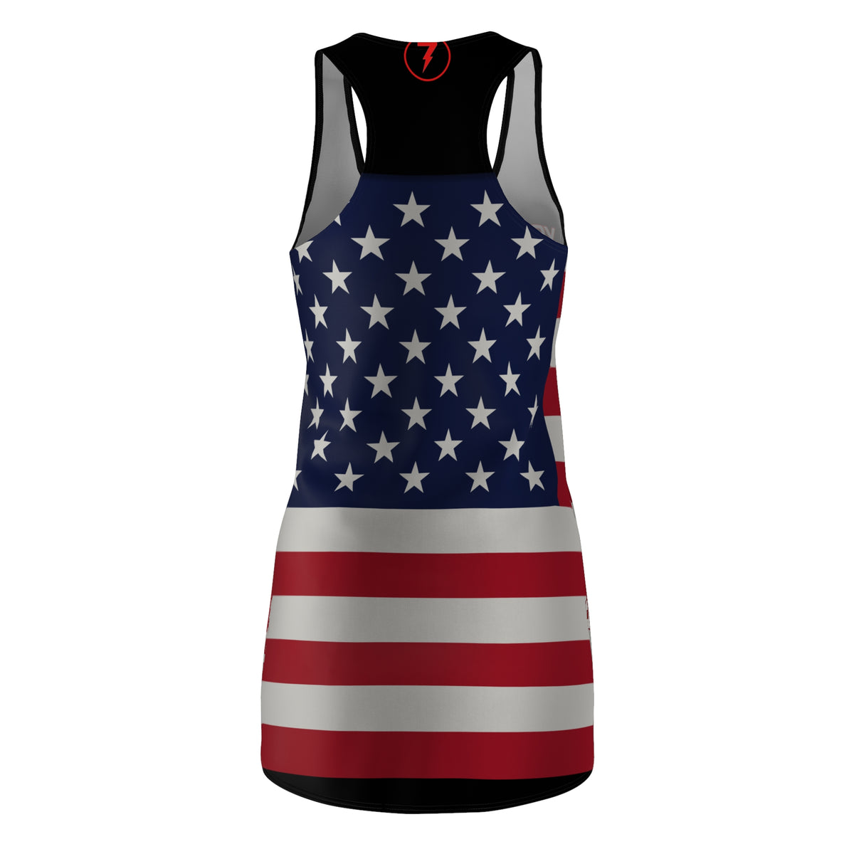 SEV7NTH WIRE YOU WISH. Flag Racerback Dress