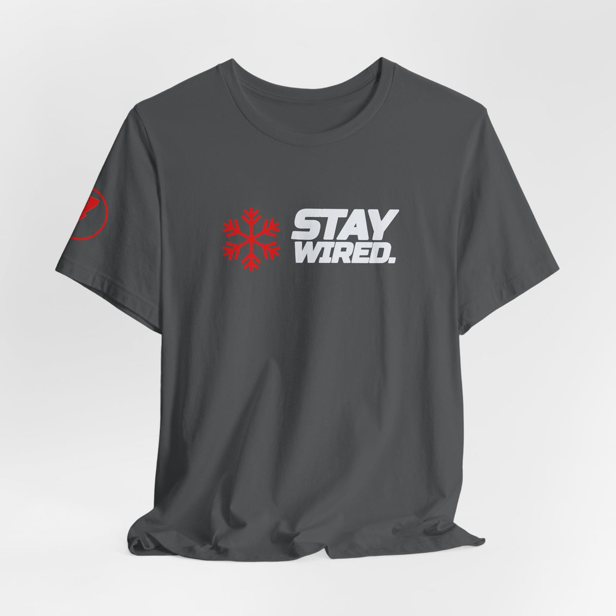 SEV7NTH WIRE STAY WIRED. SNOWFLAKE Tee