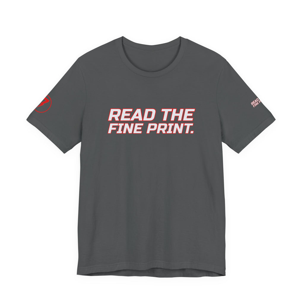 SEV7NTH WIRE READ THE FINE PRINT. Tee