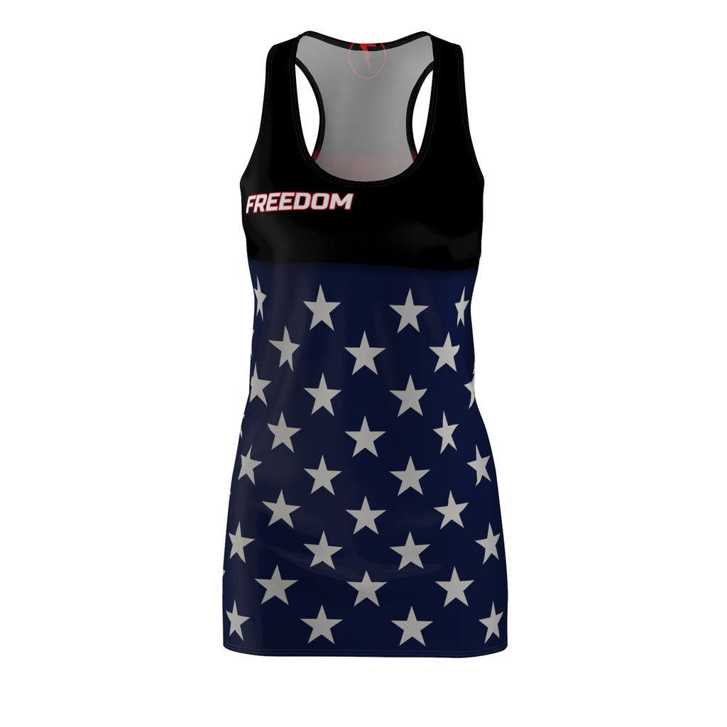 SEV7NTH WIRE FREEDOM Flag Racerback Dress