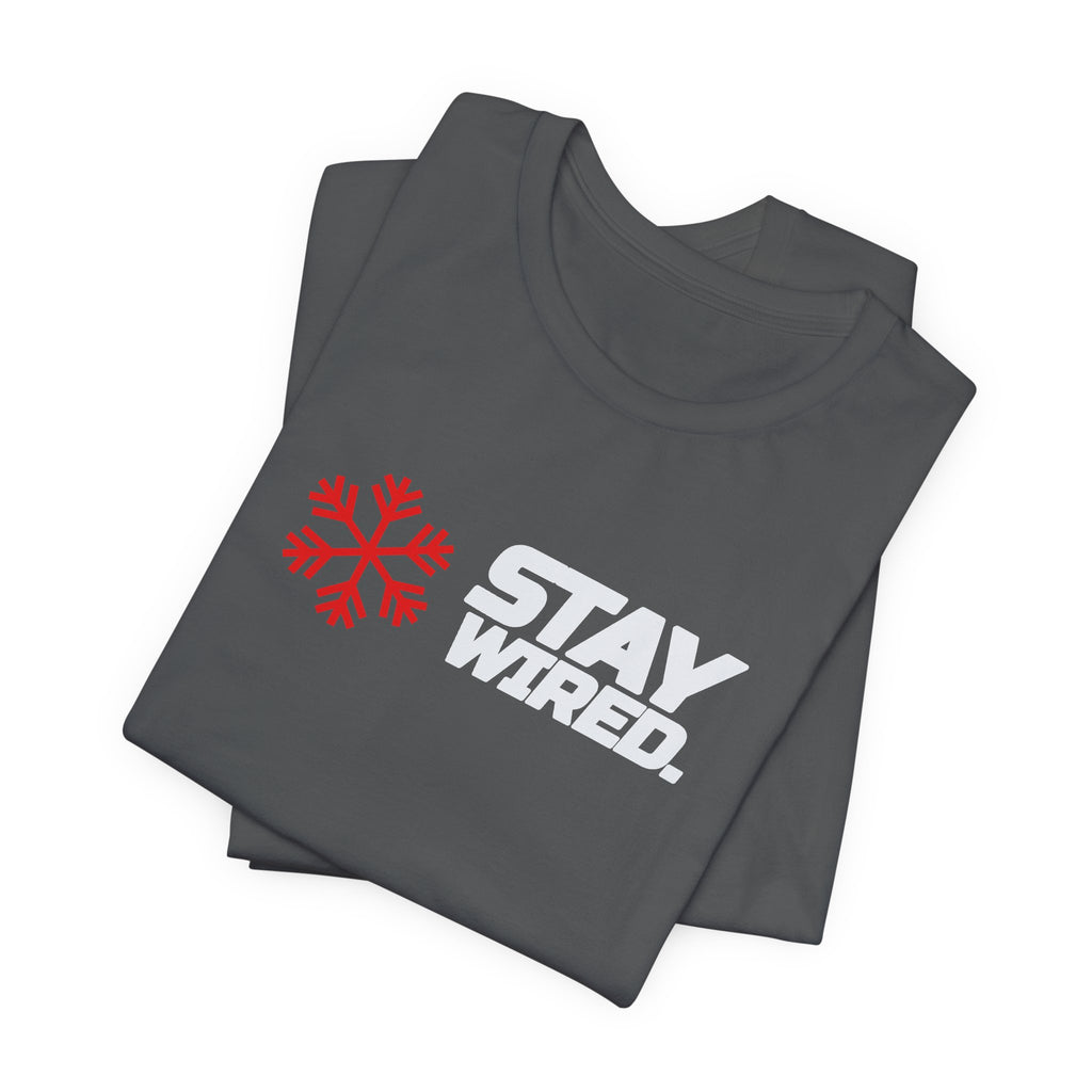 SEV7NTH WIRE STAY WIRED. SNOWFLAKE Tee