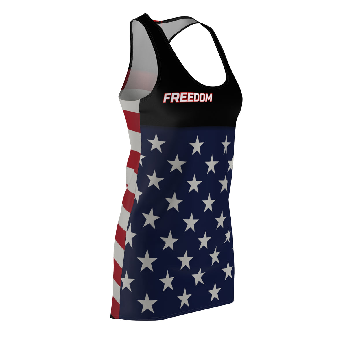 SEV7NTH WIRE FREEDOM Flag Racerback Dress