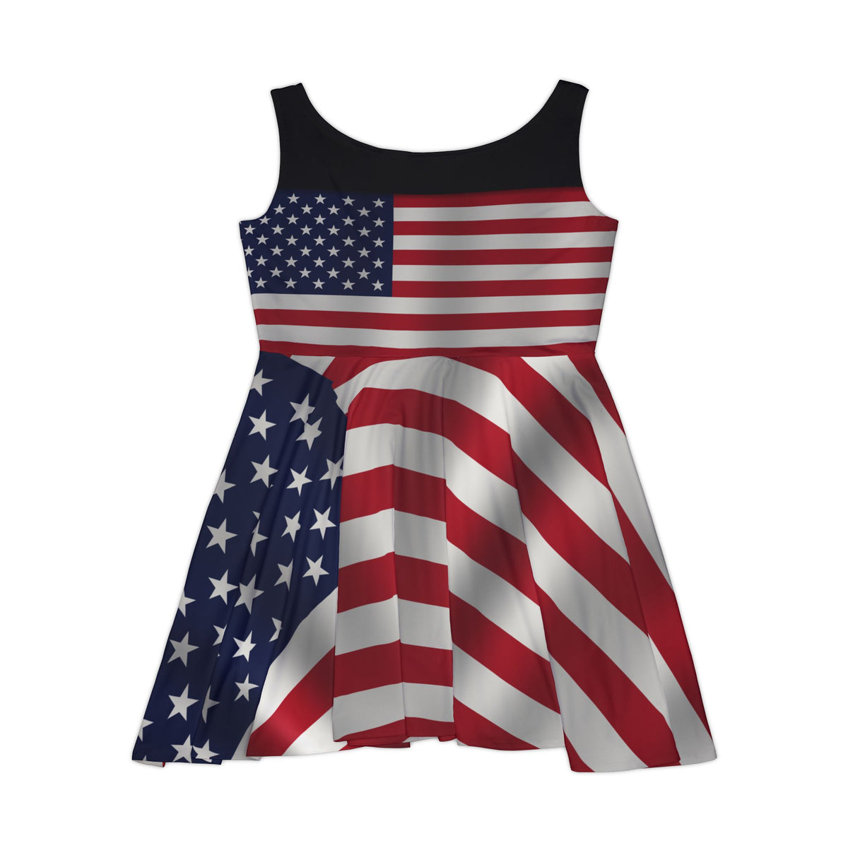 SEV7NTH WIRE LOCKD. Flag Skater Dress
