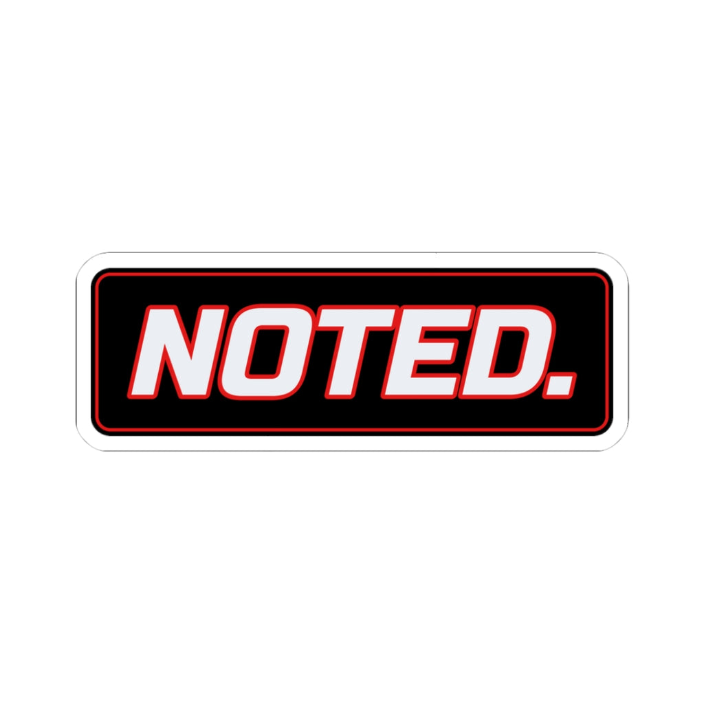 SEV7NTH WIRE "NOTED." Sticker