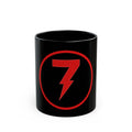 SEV7NTH WIRE Red 7 Black Mug