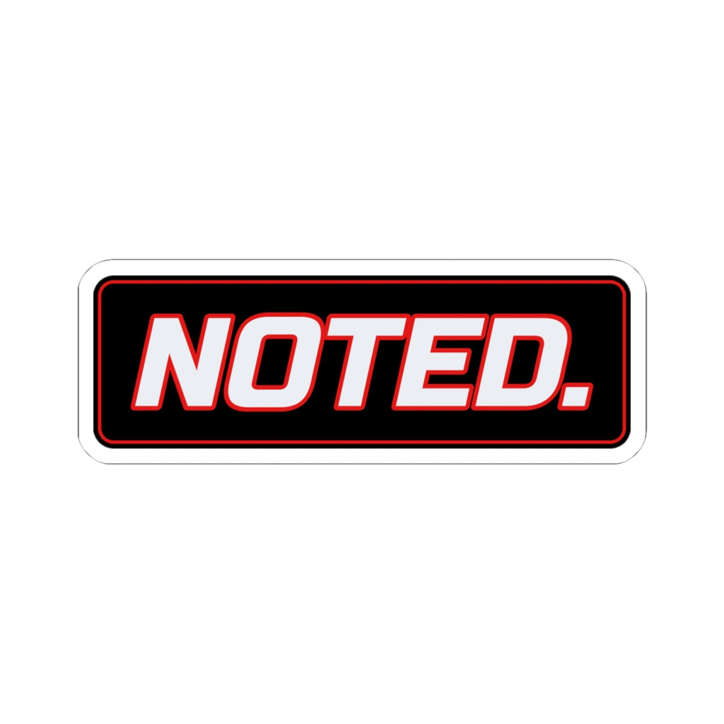 SEV7NTH WIRE "NOTED." Sticker
