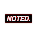 SEV7NTH WIRE "NOTED." Sticker