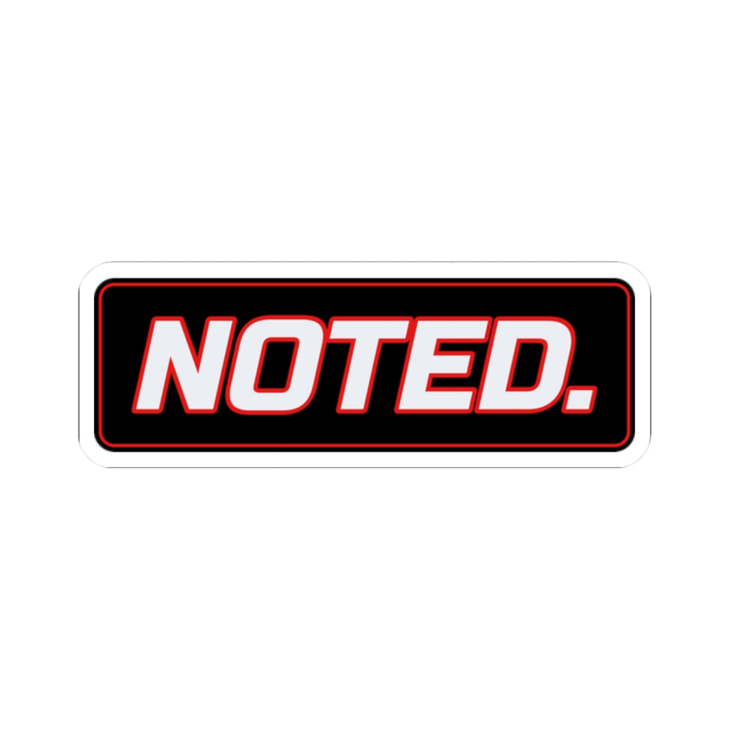 SEV7NTH WIRE "NOTED." Sticker