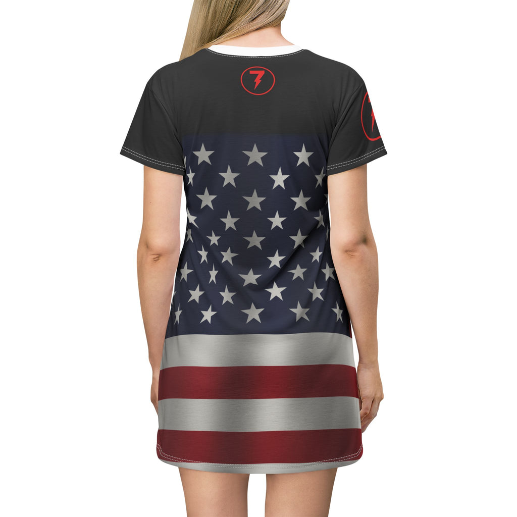 SEV7NTH WIRE FACT CHECKS? Flag T-Shirt Dress