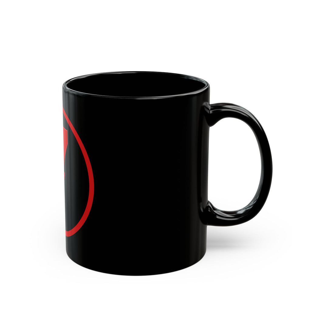 SEV7NTH WIRE Red 7 Black Mug